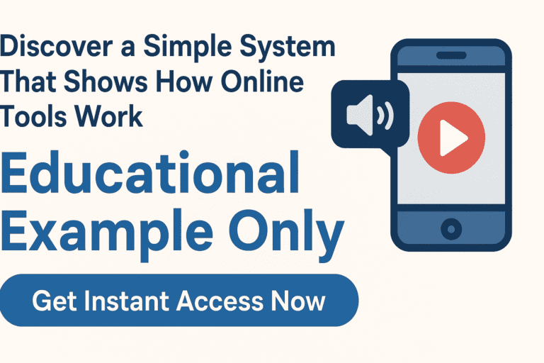 Discover a Simple System That Shows How Online Tools Work (Educational Example Only)